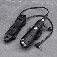 WADSN Surefir M300 M600 Flashlight With AXON Dual Function Remote Pressure Switch Fit 20mm Rail Hunting Tactical Airsoft Light