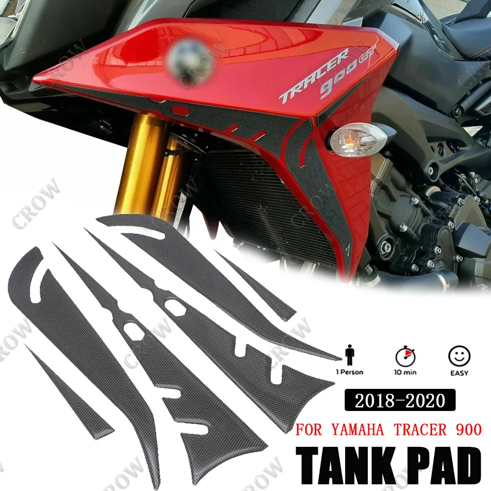 FOR YAMAHA TRACER 900 MT-09 Stickers 2018-2020 Motorcycle Tank Pad Decal RANGE Explorer Adventure Protector Sticker Fuel Gas