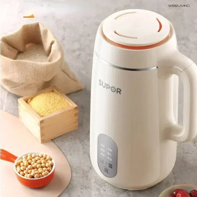 Soya bean milk maker. Automatic wall breaker. Heated cooking. Soya juicer. Portable orange juicer.