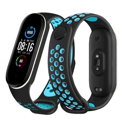 Bracelet for mi band 7 6 5 4 3 Strap smart watch accessories wrist belt silicone correa miband 7 6 miband5 for Xiaomi mi band 7