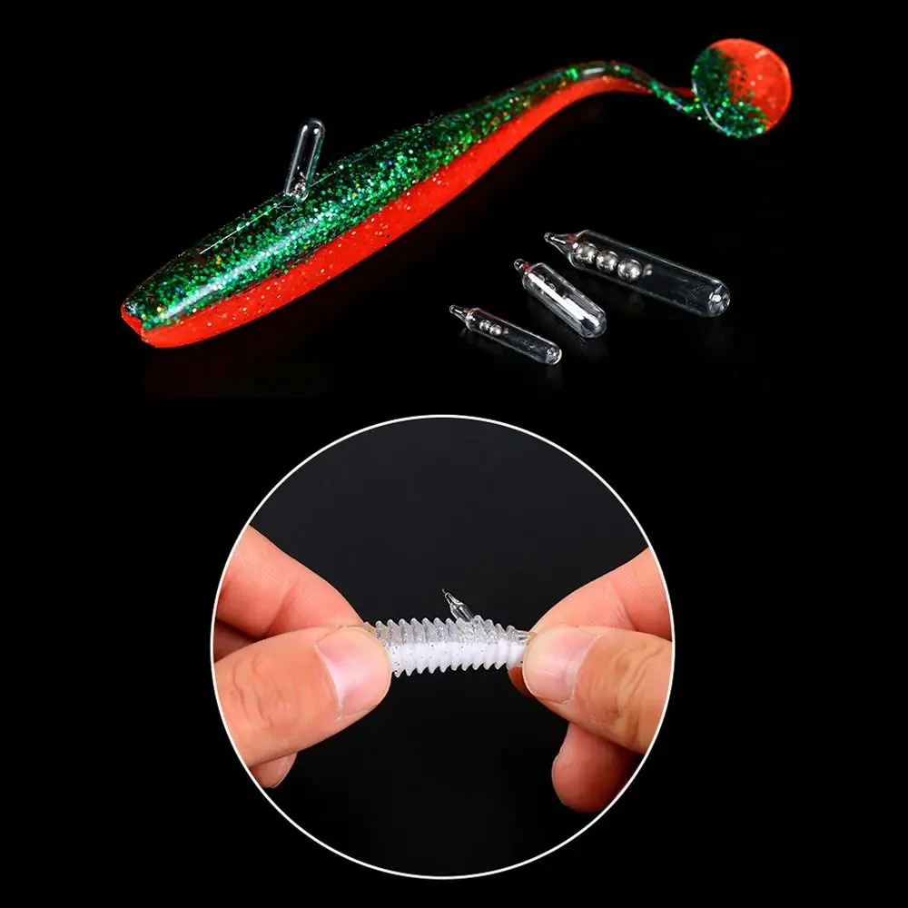 10PCS Hot Baits Tools Fishing Bead Sound Bar Attract Fish 4 Size Shake Attract Glass DIY Tie Tying Sound Bar Soft Fishing Lure