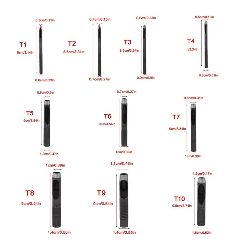 LX0C Полые кожаные отверстия
