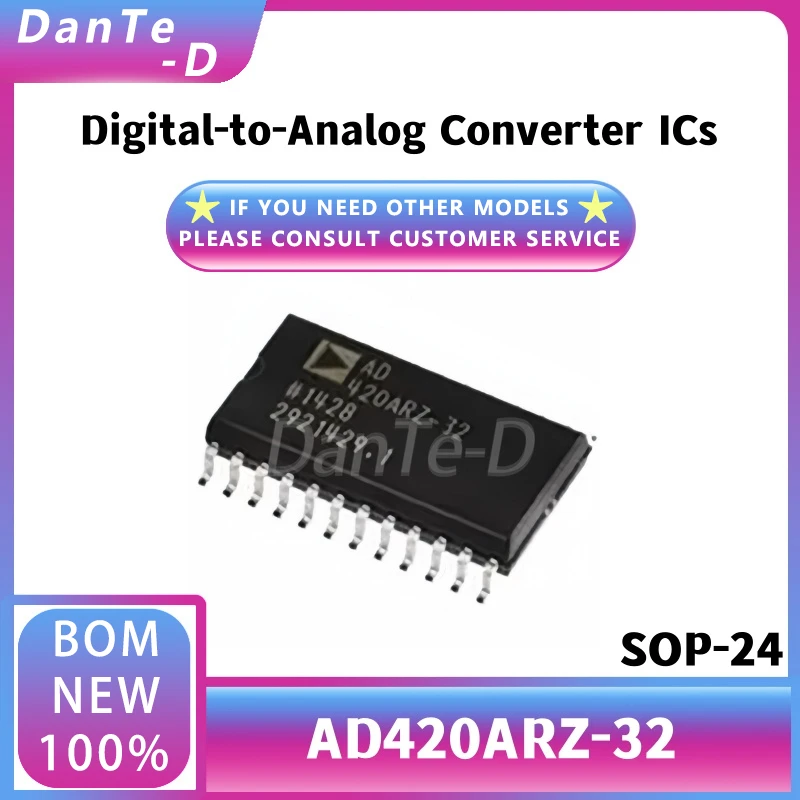 AD420ARZ-32 Brand new original AD420AR SOP24 digital to analog converter IC