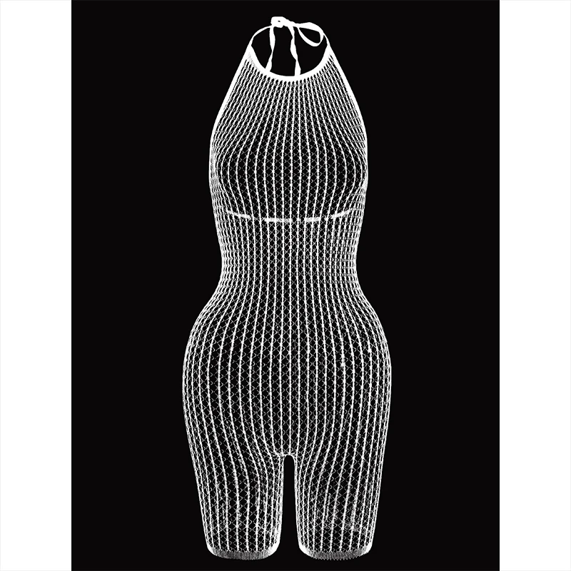 Vestido ajustado de rejilla transparente para mujer, sin mangas, con diseño calado, ideal para la playa, como cubierta para el traje de baño o para usar sobre un bikini (el bikini no está incluido).