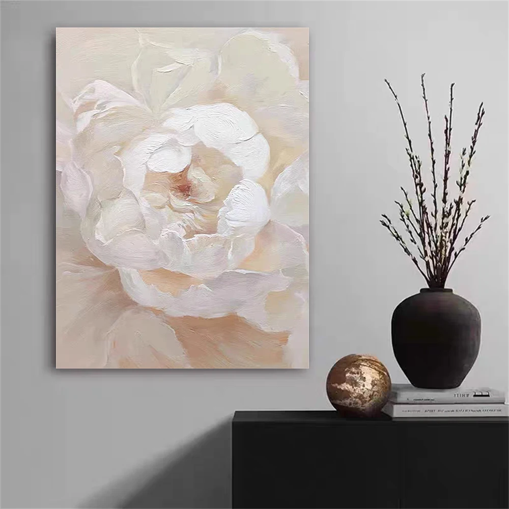 

Hot Sale Large Hand-Painted Oil Paintings Abstract Dark Gold Half Moon Shape Thick Texture Canvas Painting For Living Room Mural