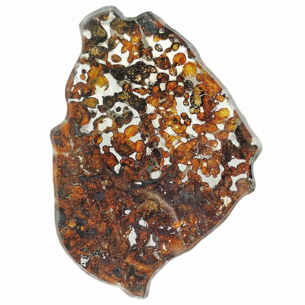 

Serico Kenya Olive Meteorite Slices Natural Meteorite Material Perfect Serico Olive Meteorite Specimens