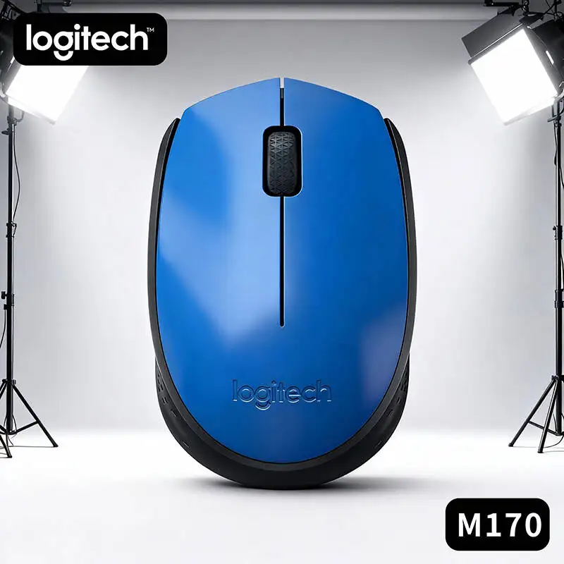 

Logitech M170 Mouse Wireless Portable Design for Travel Office Home Use