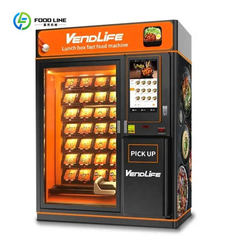 

High-quality Pork and Shrimp Rolls From Automatic Hot Food Vending Machine