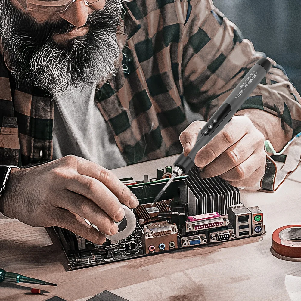 

USB-паяльник с регулируемой температурой, комплект паяльника для домашнего ремонта