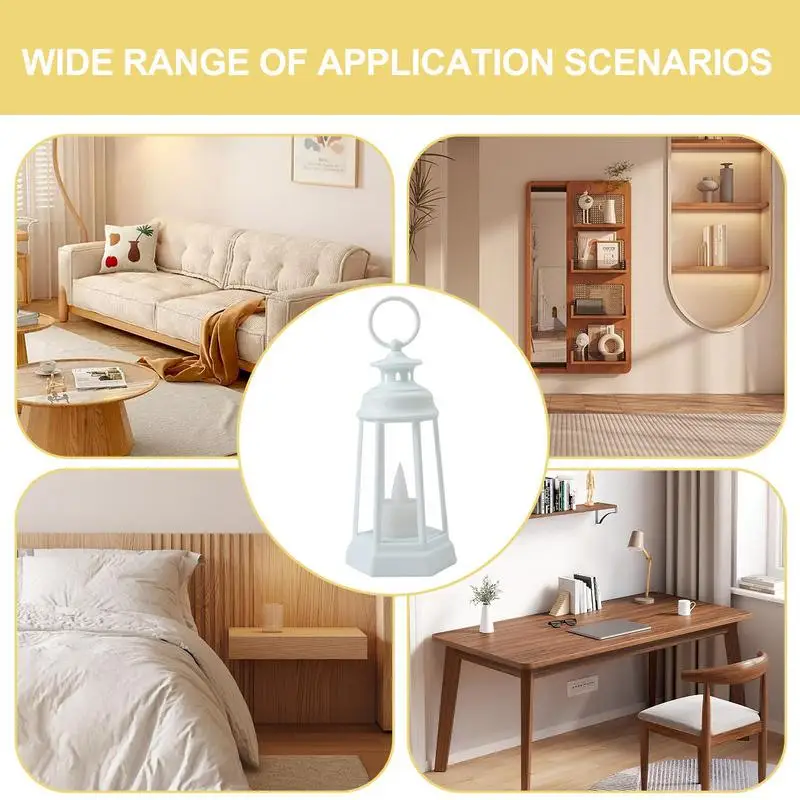 โคมไฟเทียนไม่มีเปลวไฟ, โคมไฟ LED อบอุ่นเทียนเครื่องประดับการตกแต่งบ้านเทียนย้อนยุค