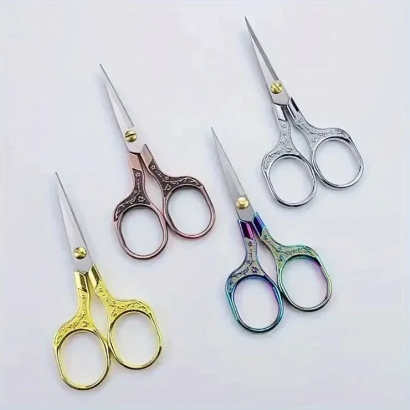 1/4 قطعة مقص تطريز من الفولاذ المقاوم للصدأ-مقص خياطة حرفي دقيق-أدوات خياطة وتطريز القماش #6