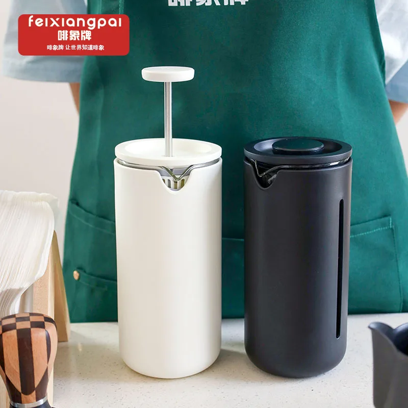 TIMEMORE-prensa de café francesa, máquina de té, 450ml,15 onzas, vidrio resistente al calor de malla de acero inoxidable de alta