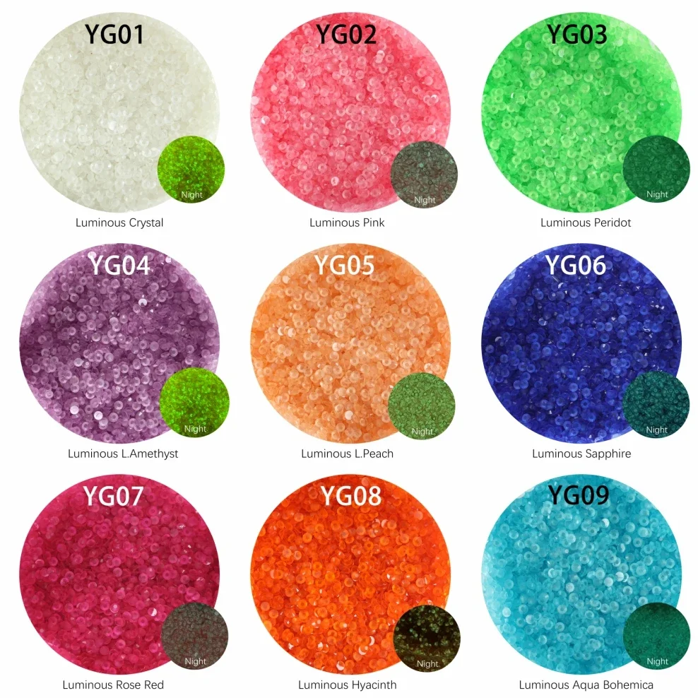 

Big Pack Glow In the Dark Luminous Resin Rhinestones Jelly AB Flatback Rhinestone Strass For DIY Craft Nail Art Bling Supplies