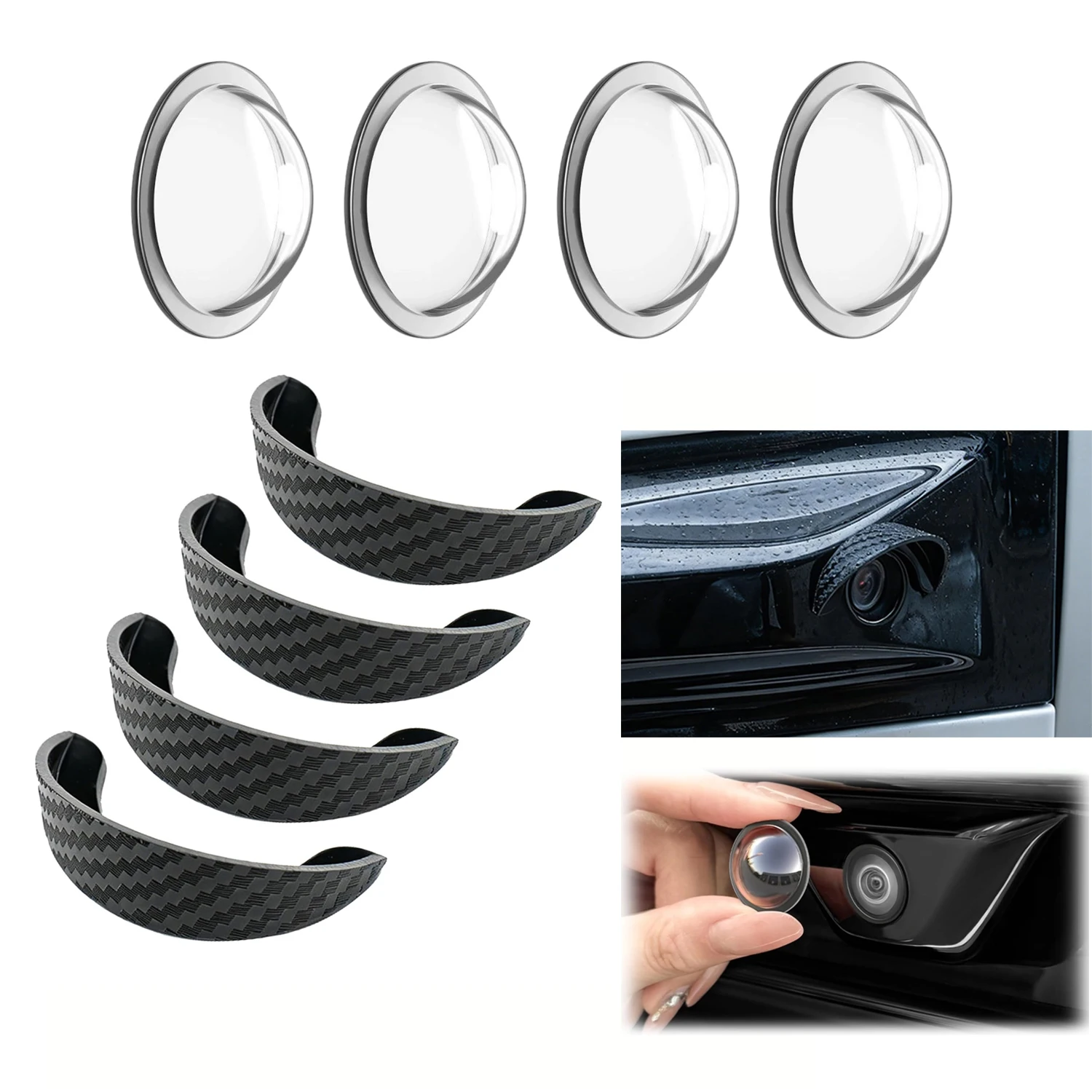 Camera Lens Protector - 1 Set di visiera antipioggia e