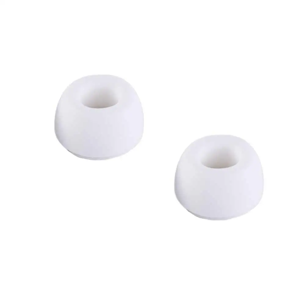 Silicone Earplug tampa substituição, Soft Headphone Eartips, XS, S, M, L, orelha dicas brancas para Airpods Pro 1/2, 1 par