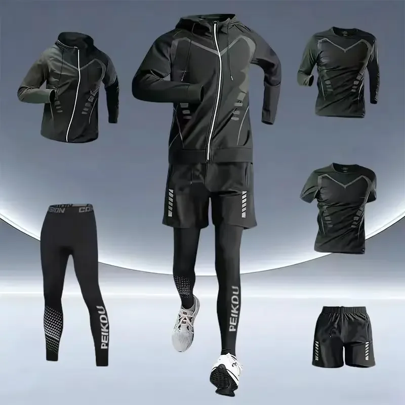 مجموعة الجري الرياضية الأكثر مبيعًا الجديدة لعام 2025 مرنة للغاية وقابلة للتنفس وممتصة للعرق وعصرية ومتعددة الاستخدامات #1