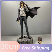 NEW 30cm Attack On Titan Anime Figure Eren Jaeger Action Figure Jaeger Survey Corps Statue Figurine Model Doll Toy Christmas