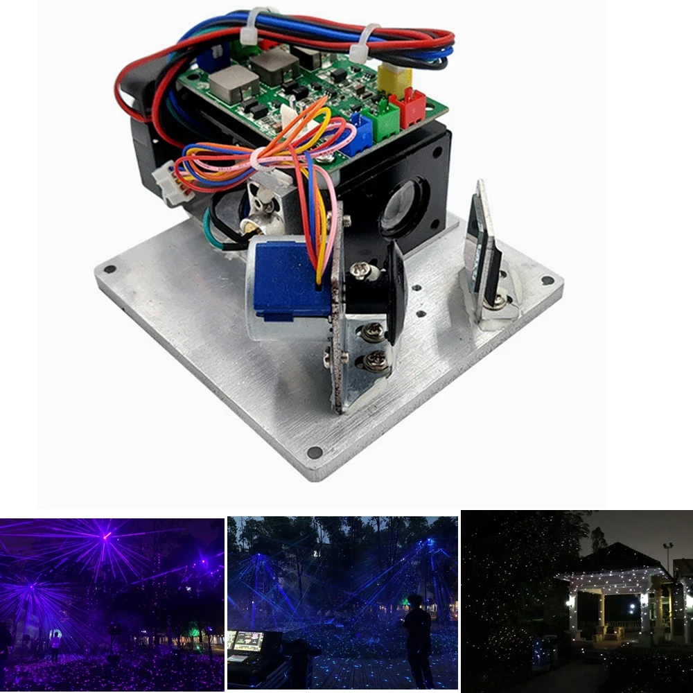 

RGB 2W White Red/Green/Blue Starlight Laser Module Stage Lighting TTL