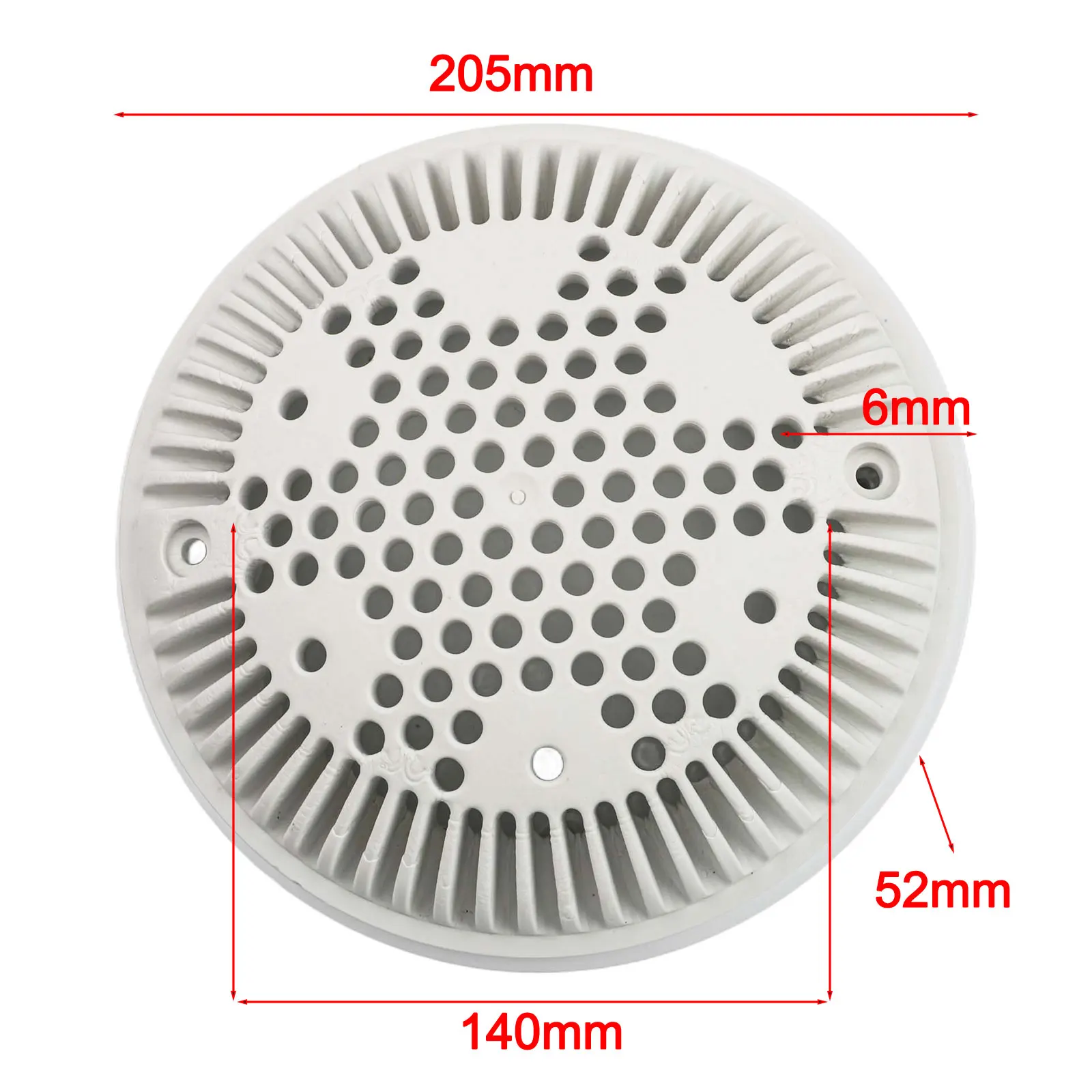 Dual Suction Drain 8 Inch Drainage Cover Pool Maintenance Enhanced Water Circulation For HAYWARD Models Residential Pool Use