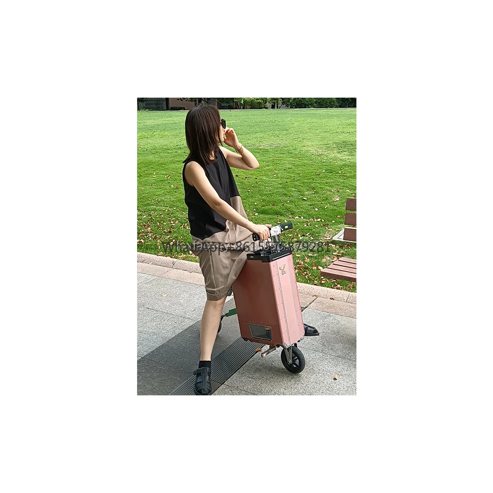 

Smart Travel Riding Luggage Smart Following Carry on Luggage Suitcase with bluetooth USB Charging