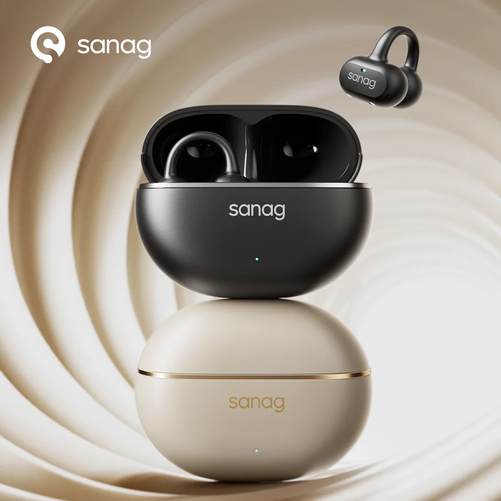 Sanag Z50 Ultra Open Ear Clip on Bluetooth Наушники HiFi Sound OWS Беспроводные наушники HD Call Наушники с глубокими басами Спортивная гарнитура