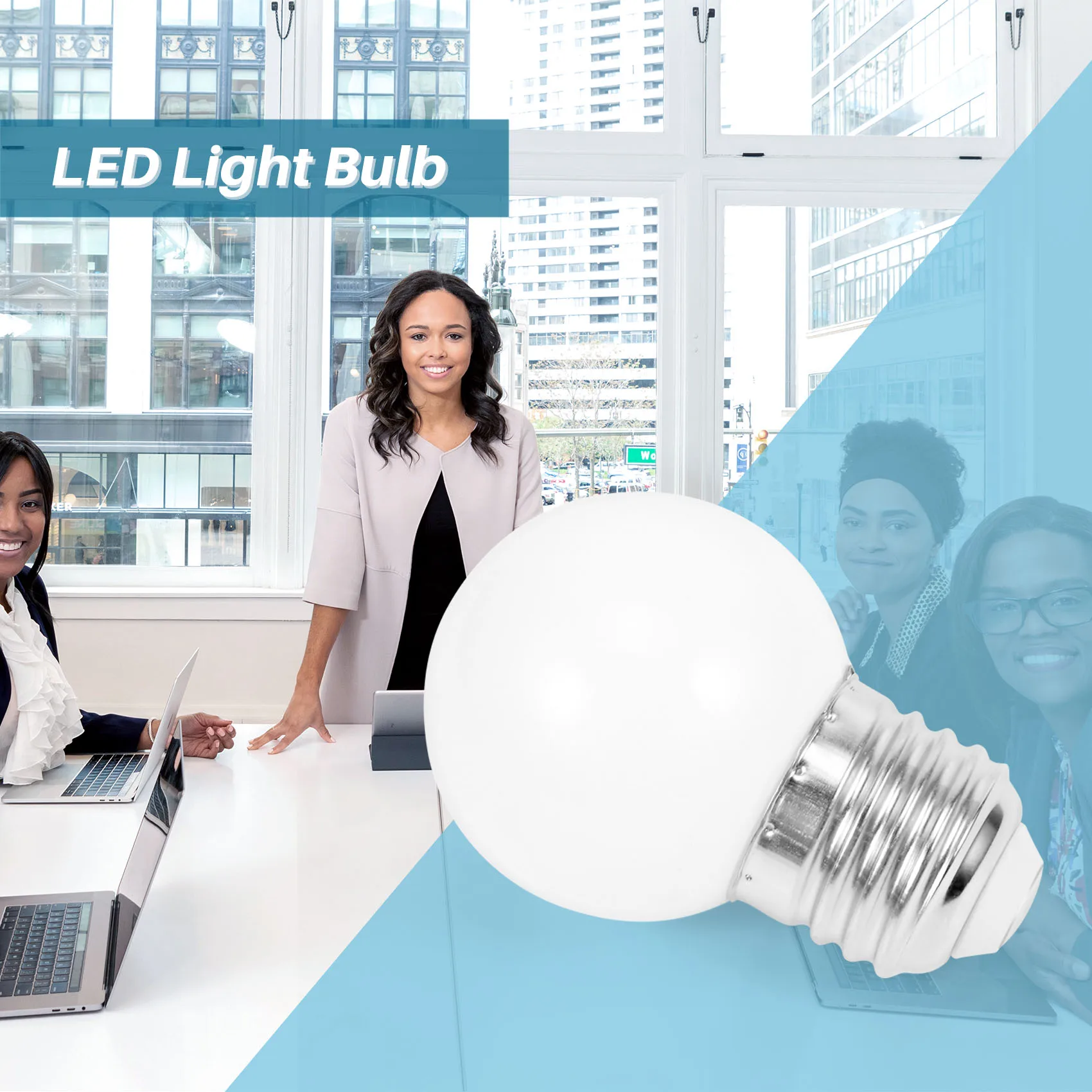 ABZV-E27 LED Light White Bulb Plastic Bulb (0.5W Power, White)