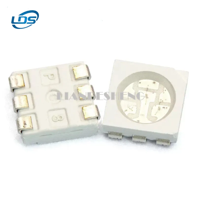 5 pezzi 5050 LED lampada patch LED blu blu evidenziazione