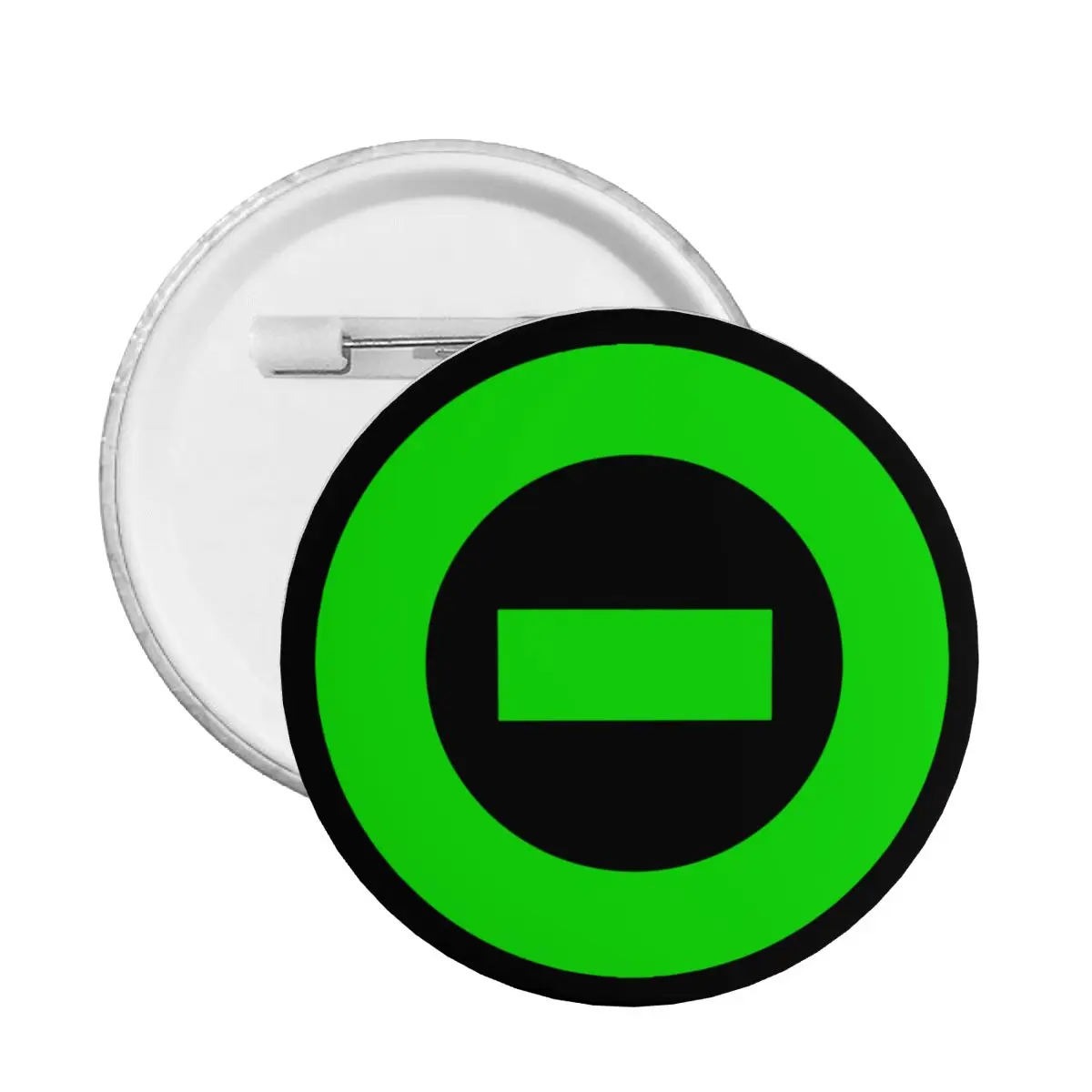 התאמה אישית של כפתור סוג O של להקת מתכת כבדה עם לוגו שלילי לג'ינסים, תגיות, ברושים, פינבק, מתנה