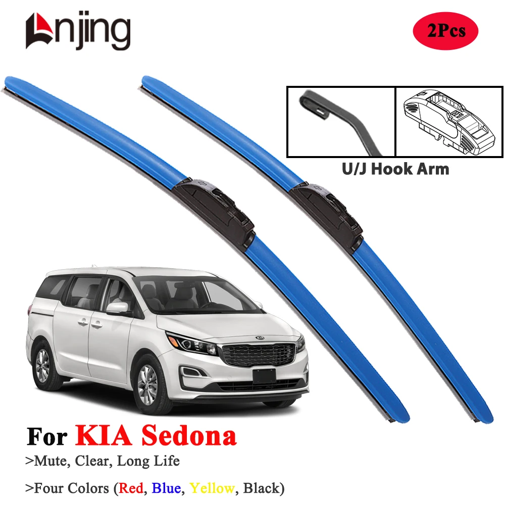 

LNJING Colorful Wiper Blades For KIA Sedona 2002-2021