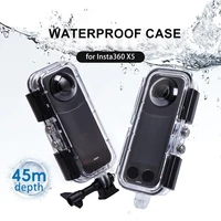 Funda de buceo Invisible para Insta360 X5, carcasa de buceo impermeable subacuática de 45M, carcasa protectora para carcasa Insta360 X5
