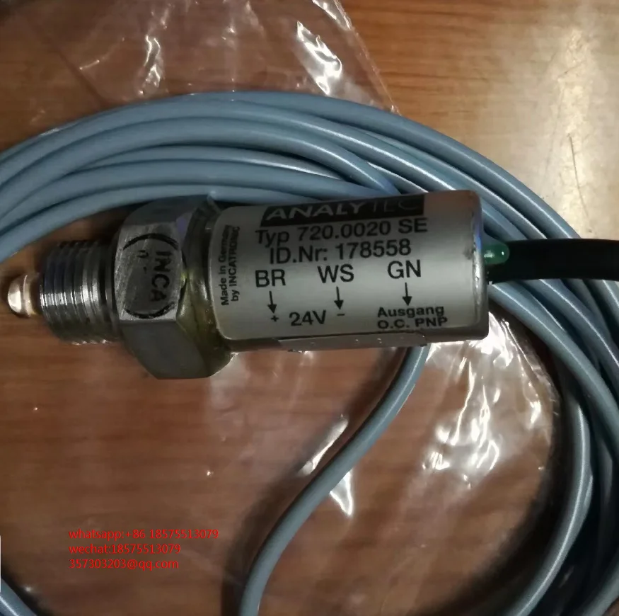 Sensor de nivel de líquido, dispositivo con indicador de nivel, voltaje de funcionamiento, CC 24 voltios, ANALY 720,0020 TEC, 1 unidad, nuevo