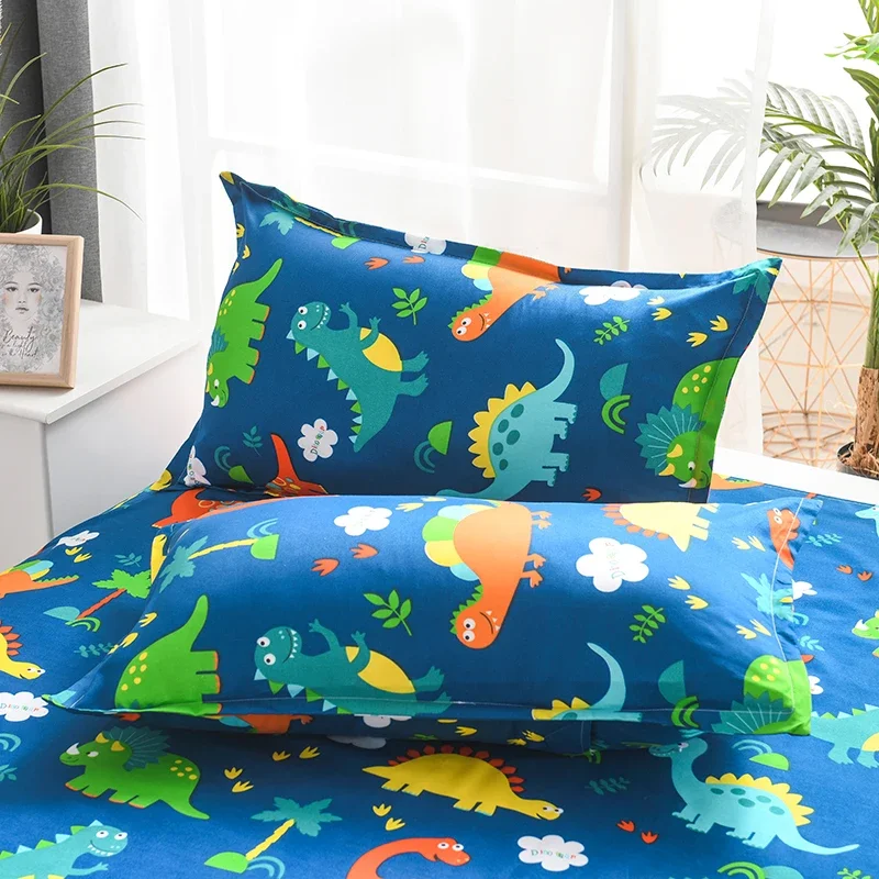 Blue Dinosaurs Duvet Cover Queen Kids Cartoon Comforter Covers Sets for Boys Soft Cute Animals Pattern Bedding Set Home Decor