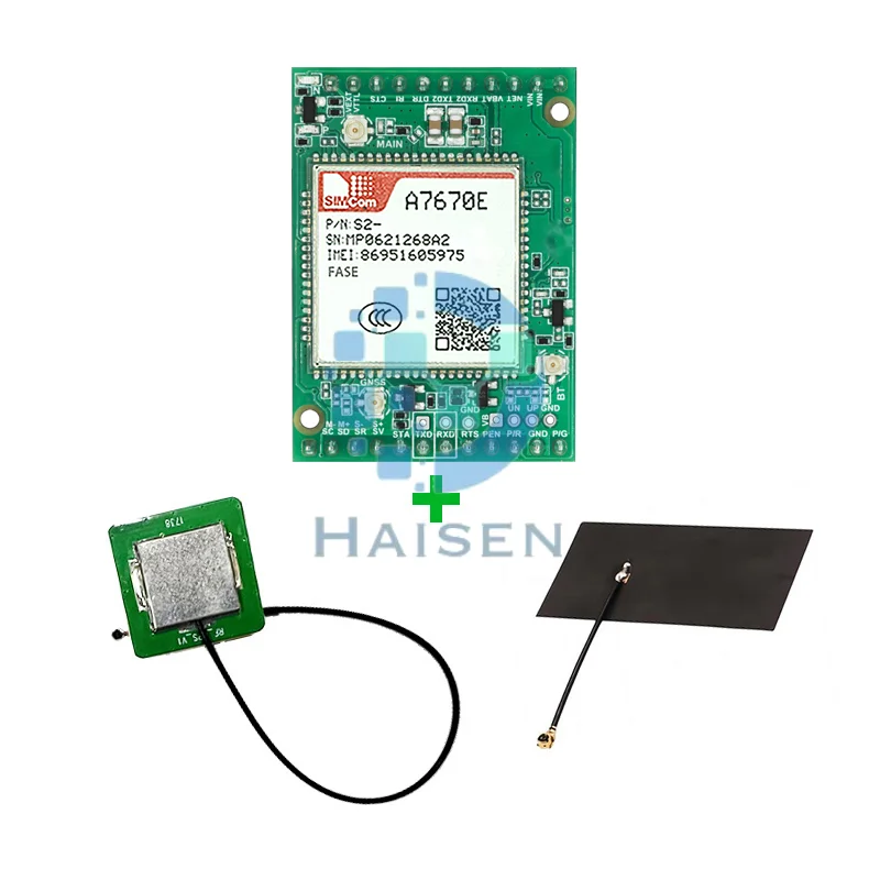 Haisen-開発ボード,ロックボード,lte cat1,4g,2g,bt,gnss,音声,a7670,a7670