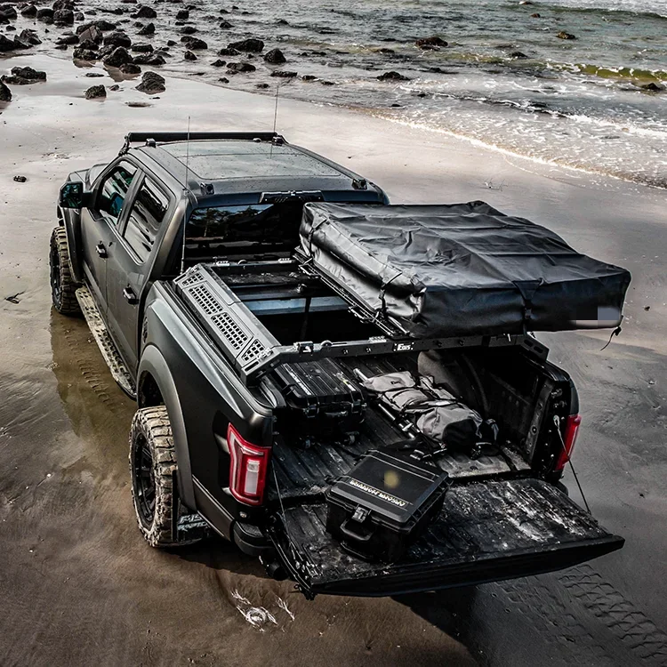 

TLF Eois Pickup Aluminum Alloy Bed Roof Rack Tail Box Platform for F150 Tundra Ram Gladiator