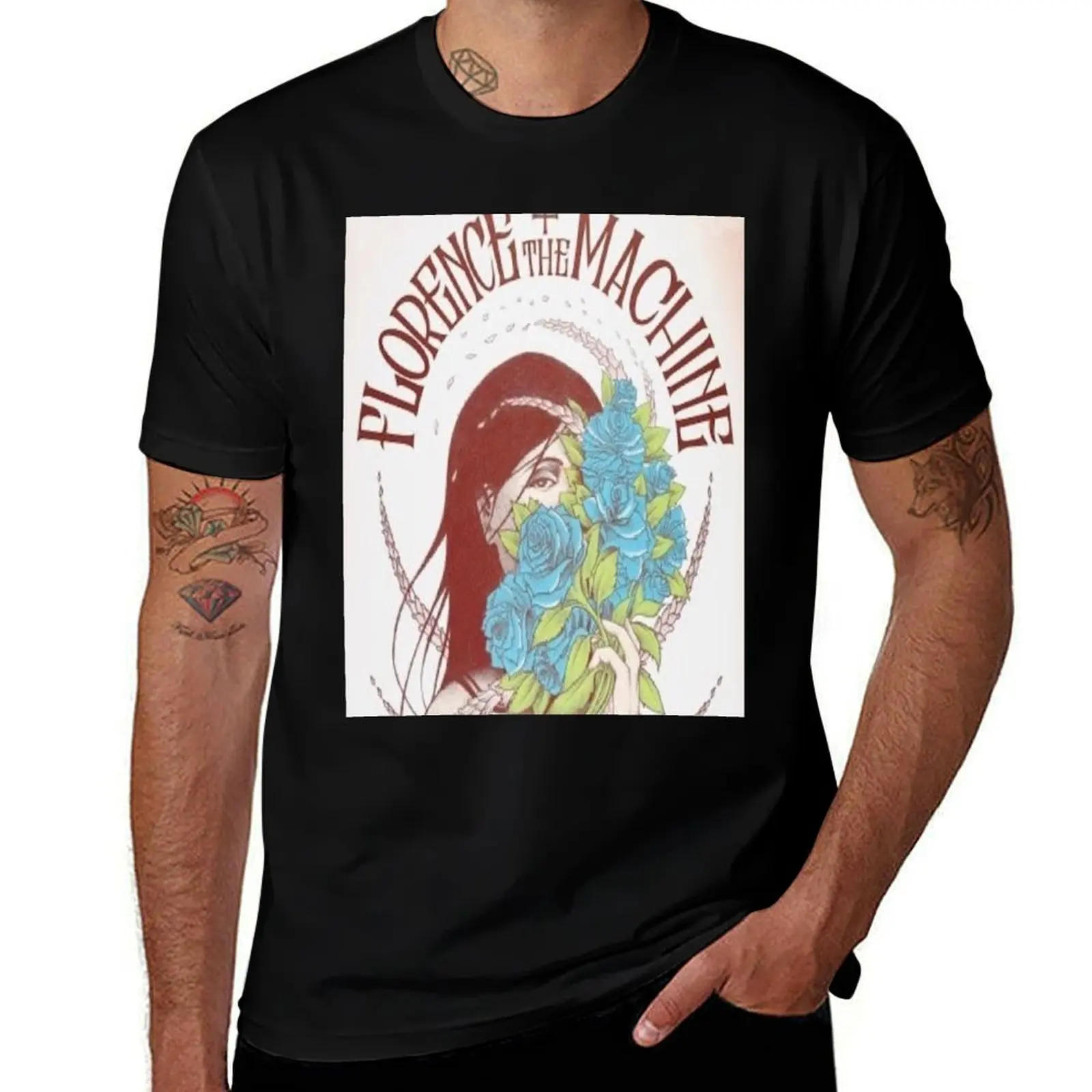 Florence and the machine band T-Shirt anime figures vintage t shirts blanks mens t shirts
