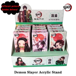 Boîte Surprise Anime Kimetsu No Yaiba, Support Acrylique, Figure Kamado Tanjirou Nezuko, Version Q, Ornements Aléatoires