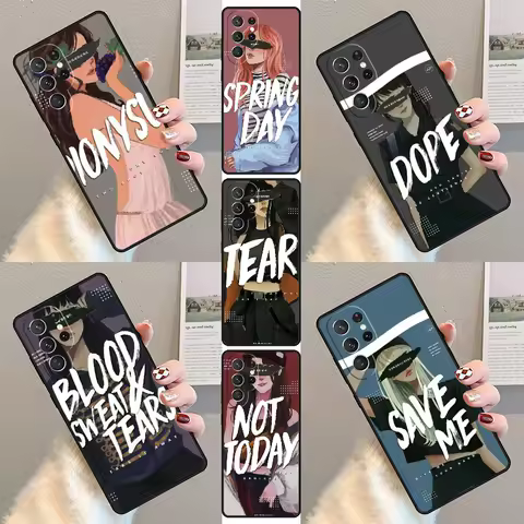 Pepakomi Pattern Phone Case For Samsung Galaxy S23 S21 S20 FE S24 S22 Ultra Note20 S10 S9 S8 Plus Silicone Cover