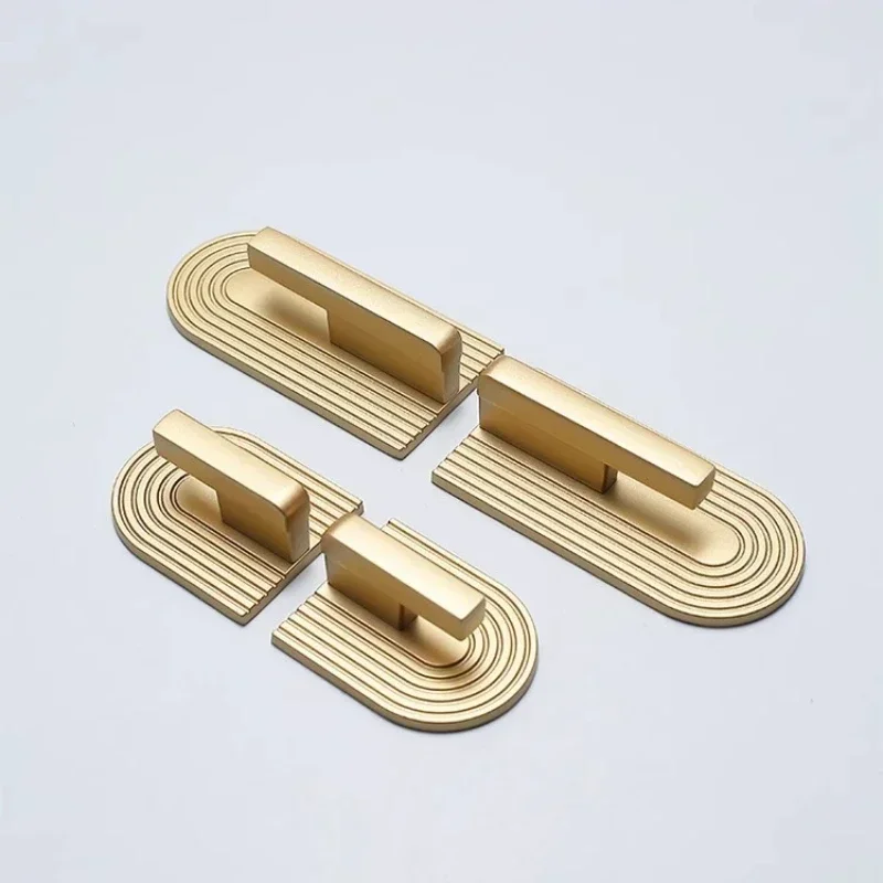 Gold Zinc Alloy Cabinet Handles and Knobs 16/32mm Simple Wardrobe Door Pulls for Bedroom Kitchen Furniture Hardware Accessories