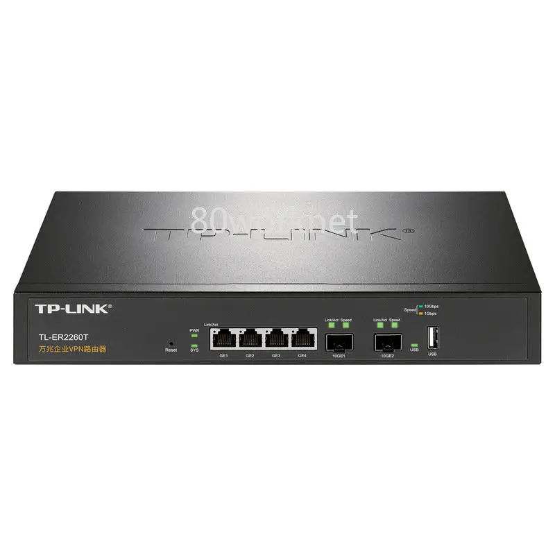 TP-LINK TL-ER2260T Full Gigabit Router 10G SFP Quad Core ARM CPU AC Management Network Management VPN