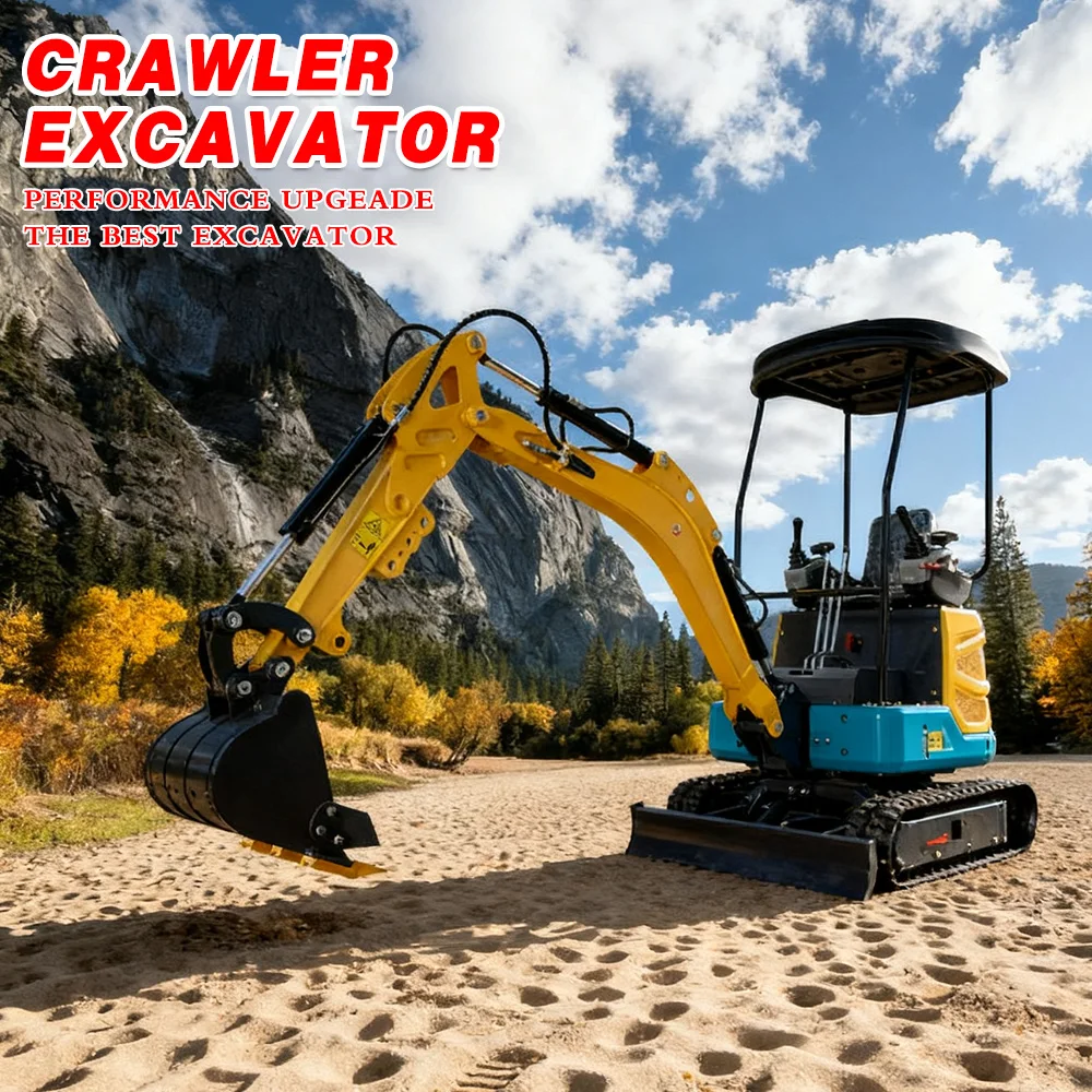 حفارة صغيرة ديزل موفرة للطاقة 1.8T حفار صغير حفارة صغيرة منخفضة الضوضاء معتمدة من مادة EPA موفرة للوقود للعمل لفترة طويلة #2