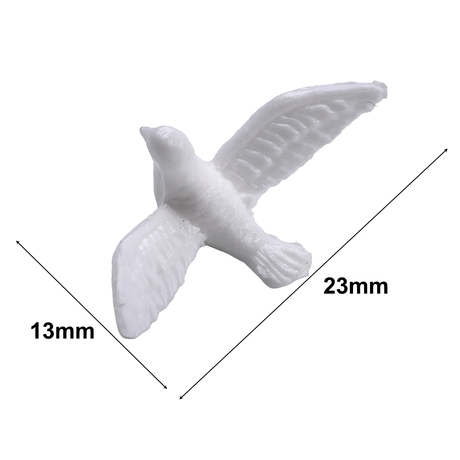 Dollhouse Decoration Crafts Dollhouse Decoration Elegant White Fitment High Quality Mini Pigeon Model Craft Projects