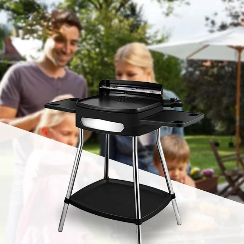 wood pellet table smokeless portable smokeless korean one pan time use small grate rotating grill electric