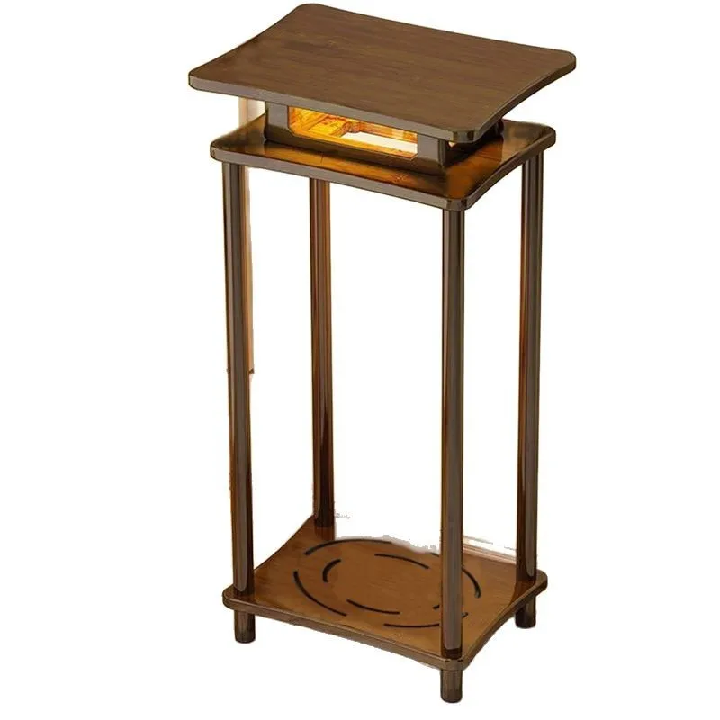 

Coffee table solid wood Chinese antique light luxury Bogu frame ornament rack