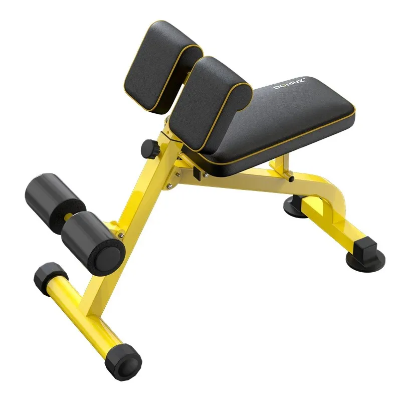 YJQ Uplifter Multifunctional Roman Chair Home Fitness Equipment Sit-ups Abs Folding Dumbbells