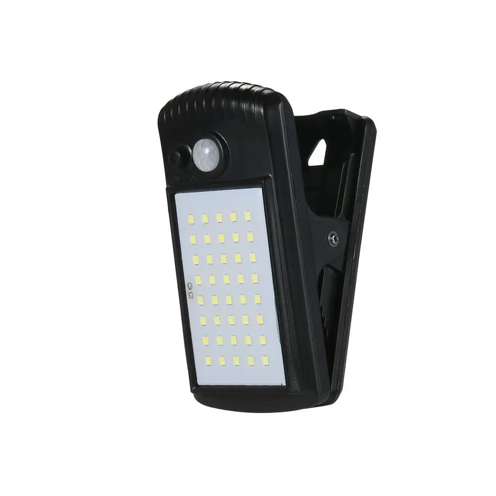 Luces de Clip solares para exteriores, de 3 modos Sensor de movimiento, luz de valla Solar Ip65, luz inalámbrica impermeable para cubierta, pared,