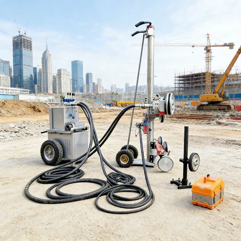 Professional Hydraulic Concrete Cutting Wire Saw For Water Treatment Plant Upgrade Durable Diamond Wire Sawing Tool For Tank