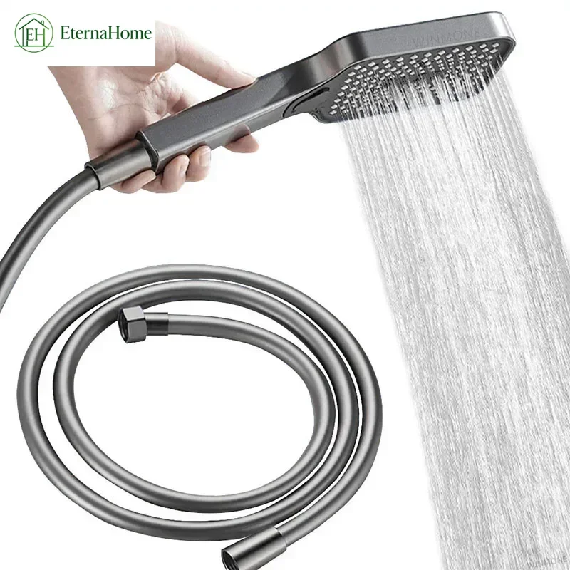 PVC Shower Hose Handheld Shower Head Explosion-proof Flexible Pipe G1/2 Universal Bathroom Faucet Tube Extensible Garden Hose