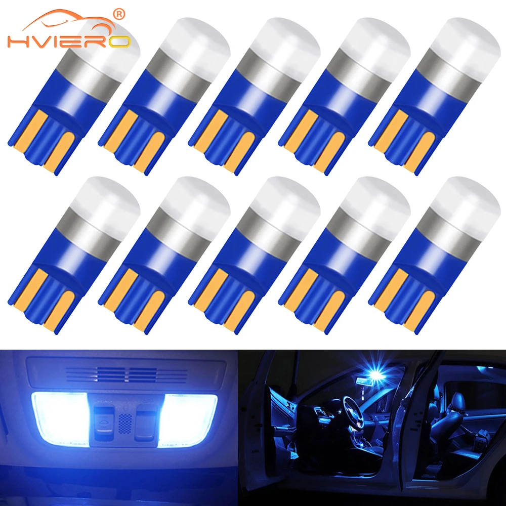 

10X T10 LED 3030 1SMD Car Clearance Lights Reading Lamp Auto Interior Vehicle Dome Door Bulb Accessories Trunk 6000K Waterproof