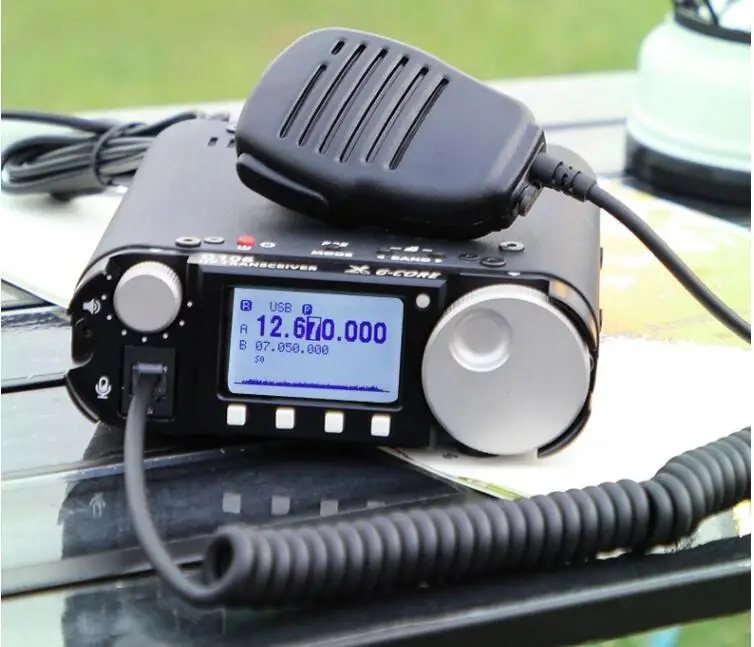 Oryginalny G-CORE XIEGU G106C G106 5W HF Transceiver QRP SDR Transceiver SSB/CW/AM trzy tryby krótkofalówka odbioru WFM