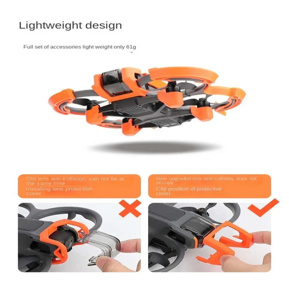 Dla DJI Avata 2 Drone zestaw osłon ochronnych zderzak antykolizyjny podwozie listwa ochronna odporna na zarysowania akcesoria zapobiegające upadkowi — zdjęcie produktu 4
